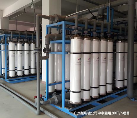System membranowy ultrafiltracji ze stali nierdzewnej 304 o współczynniku odzyskiwania 80%