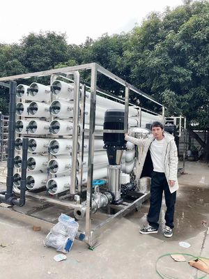 Instalacja odwrotnej osmozy PLC ze stali nierdzewnej 70m3/h
