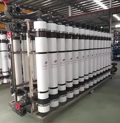 PVDF Uf Ultrafiltracja membranowa Oczyszczanie ścieków w celu usuwania zanieczyszczeń